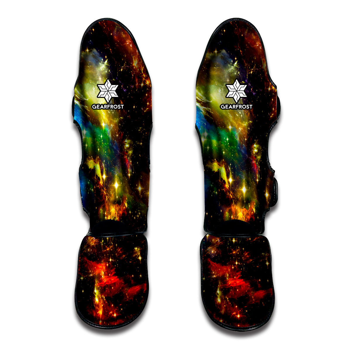 Colorful Universe Galaxy Space Print Muay Thai Shin Guard