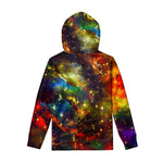 Colorful Universe Galaxy Space Print Pullover Hoodie