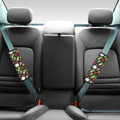 Colorful Vegetable Pattern Print Car Seat Belt Covers