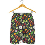 Colorful Vegetable Pattern Print Men's Shorts