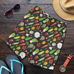 Colorful Vegetable Pattern Print Men's Shorts