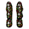 Colorful Vegetable Pattern Print Muay Thai Shin Guards