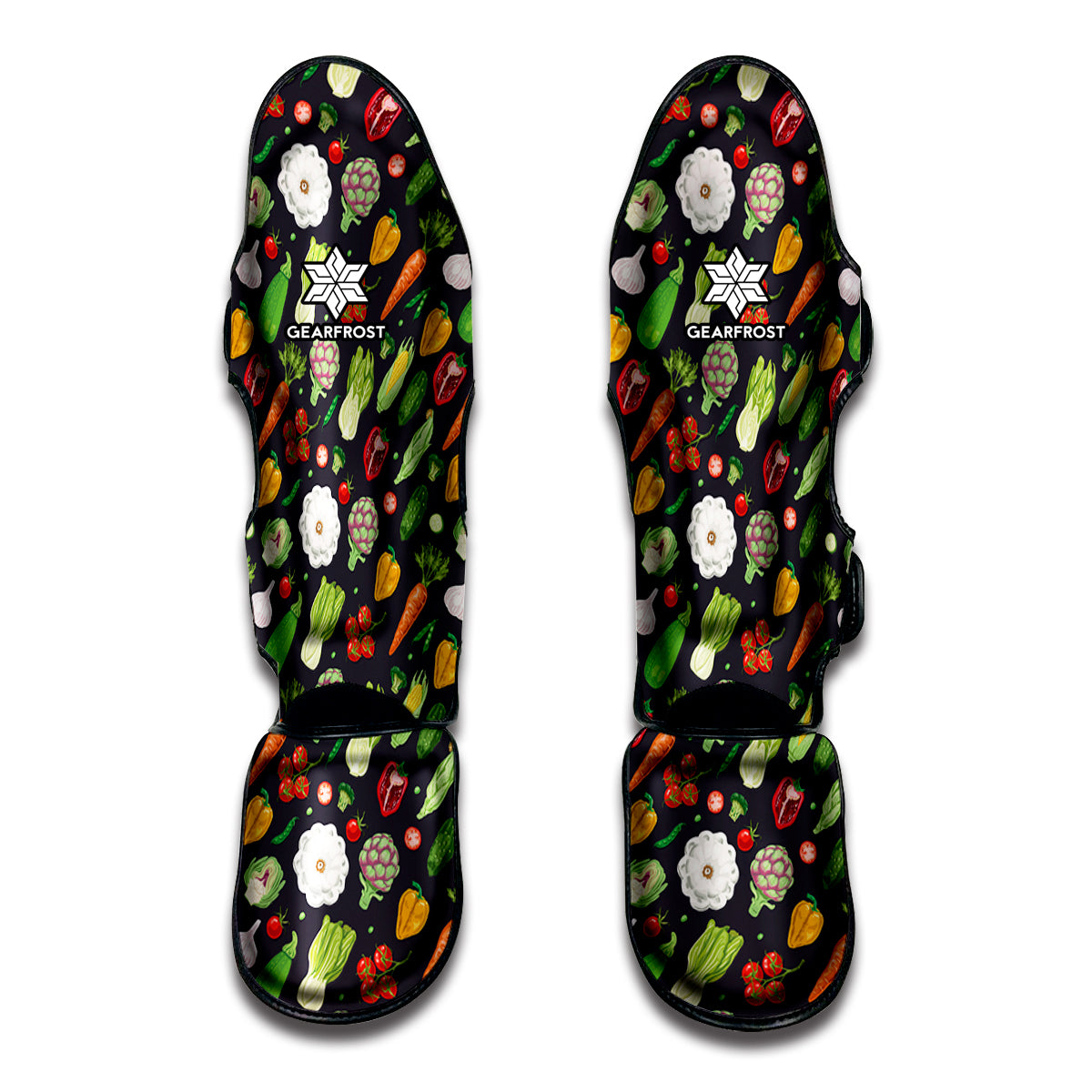 Colorful Vegetable Pattern Print Muay Thai Shin Guard