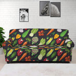 Colorful Vegetable Pattern Print Sofa Cover