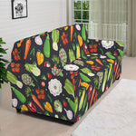 Colorful Vegetable Pattern Print Sofa Cover