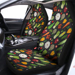 Colorful Vegetable Pattern Print Universal Fit Car Seat Covers