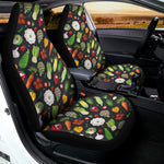 Colorful Vegetable Pattern Print Universal Fit Car Seat Covers