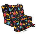Colorful Watercolor Butterfly Print Pet Car Back Seat Cover