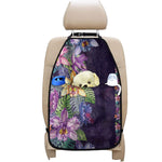 Colorful Watercolor Cattleya Print Car Seat Organizers