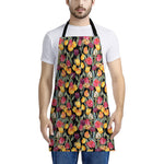 Colorful Watercolor Tulip Pattern Print Apron