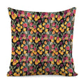 Colorful Watercolor Tulip Pattern Print Pillow Cover