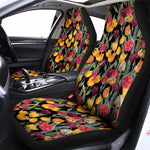 Colorful Watercolor Tulip Pattern Print Universal Fit Car Seat Covers