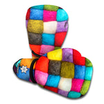Colorful Yarn Balls Print Boxing Gloves