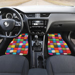 Colorful Yarn Balls Print Front Car Floor Mats