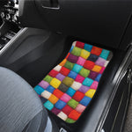 Colorful Yarn Balls Print Front Car Floor Mats