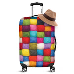 Colorful Yarn Balls Print Luggage Cover
