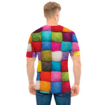 Colorful Yarn Balls Print Men's T-Shirt