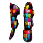 Colorful Yarn Balls Print Muay Thai Shin Guard