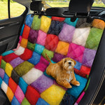 Colorful Yarn Balls Print Pet Car Back Seat Cover