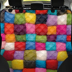 Colorful Yarn Balls Print Pet Car Back Seat Cover