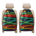 Colorful Yarn Print Car Seat Organizers