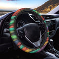 Colorful Yarn Print Car Steering Wheel Cover