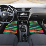 Colorful Yarn Print Front Car Floor Mats