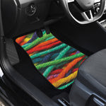 Colorful Yarn Print Front Car Floor Mats