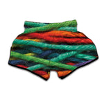 Colorful Yarn Print Muay Thai Boxing Shorts