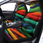 Colorful Yarn Print Universal Fit Car Seat Covers