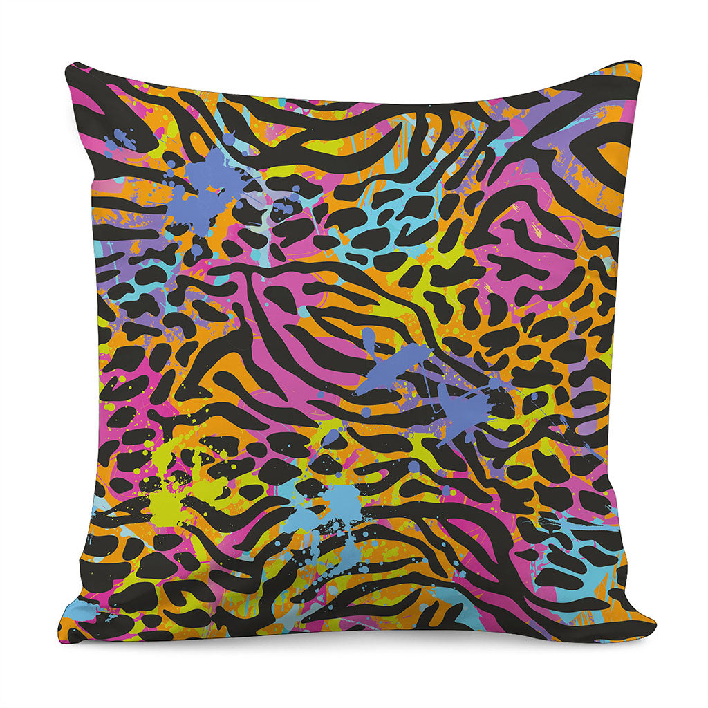 Colorful Zebra Leopard Pattern Print Pillow Cover