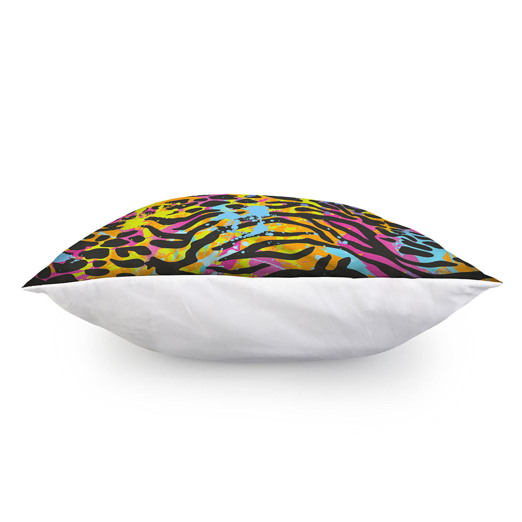 Colorful Zebra Leopard Pattern Print Pillow Cover