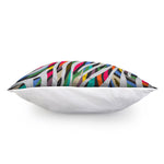 Colorful Zebra Pattern Print Pillow Cover