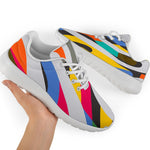 Colorful Zebra Pattern Print Sport Shoes GearFrost