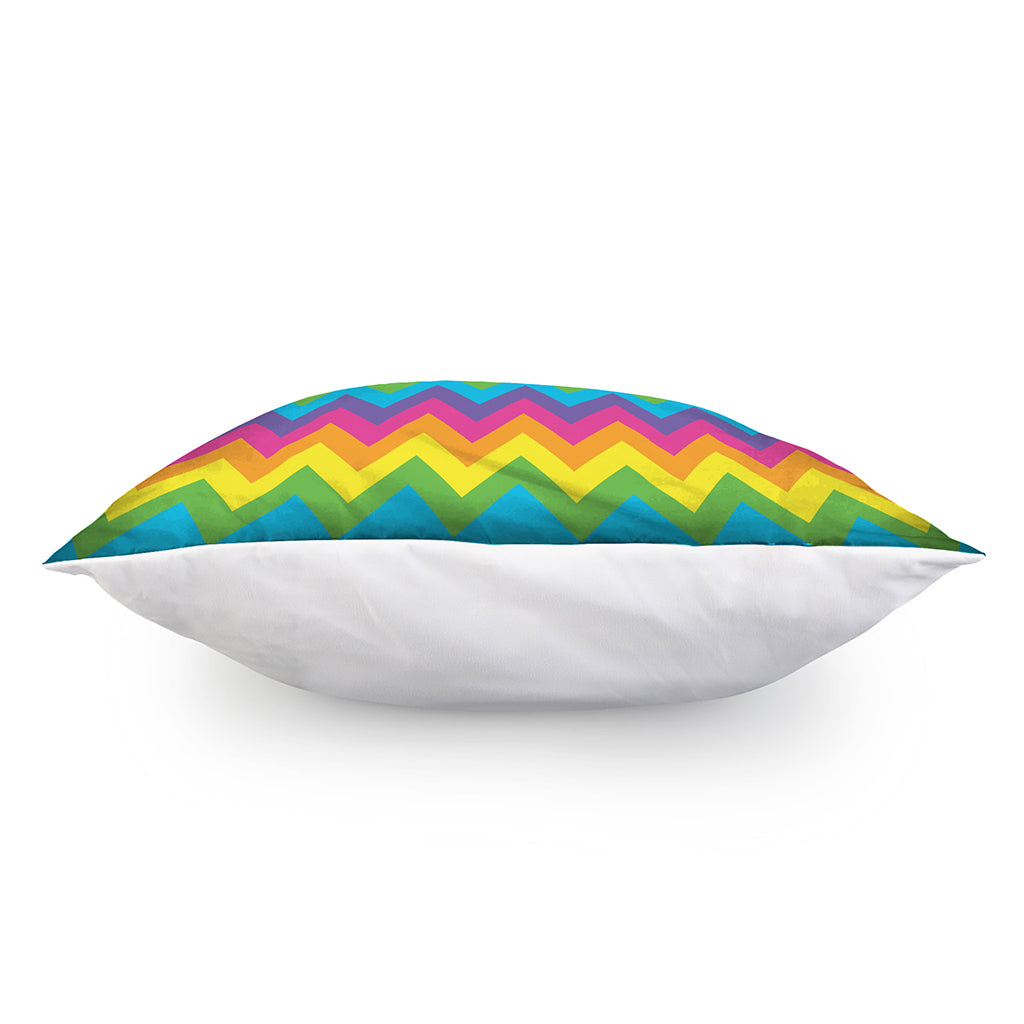 Colorful Zigzag Pattern Print Pillow Cover