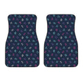 Colorful Zodiac Symbols Pattern Print Front Car Floor Mats