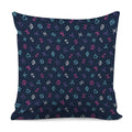 Colorful Zodiac Symbols Pattern Print Pillow Cover