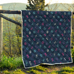 Colorful Zodiac Symbols Pattern Print Quilt