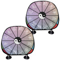 Colourful Chinese Zodiac Wheel Print Car Headrest Covers