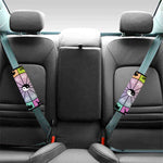 Colourful Chinese Zodiac Wheel Print Car Seat Belt Covers