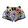 Colourful Chinese Zodiac Wheel Print Muay Thai Boxing Shorts