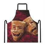 Comedy And Tragedy Theater Masks Print Apron