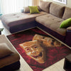 Comedy And Tragedy Theater Masks Print Area Rug