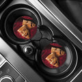 Comedy And Tragedy Theater Masks Print Car Coasters