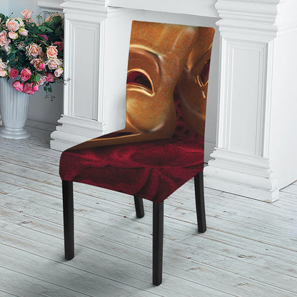 Comedy And Tragedy Theater Masks Print Dining Chair Slipcover