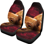 Comedy And Tragedy Theater Masks Print Universal Fit Car Seat Covers