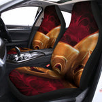 Comedy And Tragedy Theater Masks Print Universal Fit Car Seat Covers