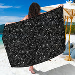Constellation Galaxy Pattern Print Beach Sarong Wrap
