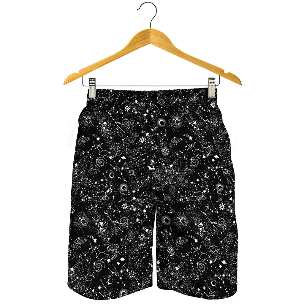 Constellation Galaxy Pattern Print Men's Shorts