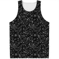 Constellation Galaxy Pattern Print Men's Tank Top